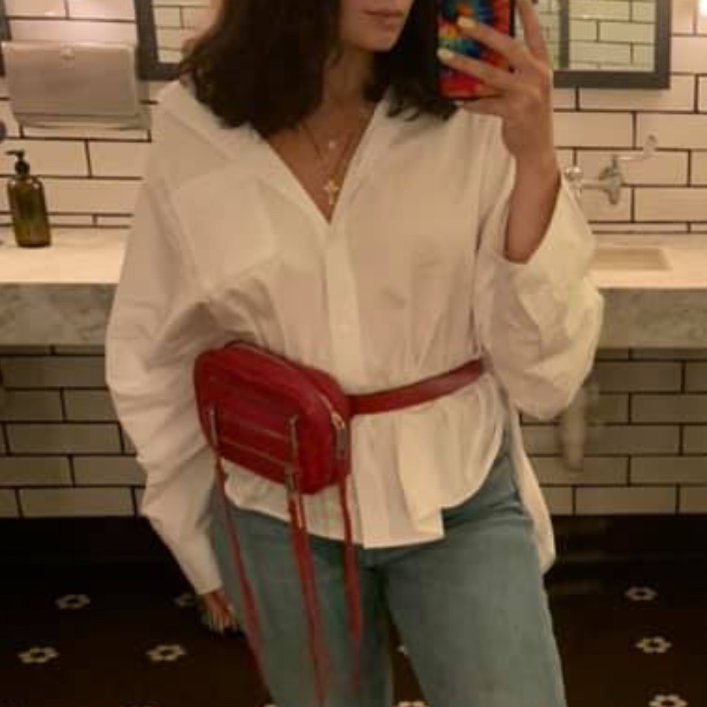 OVERSIZED BUTTON UP